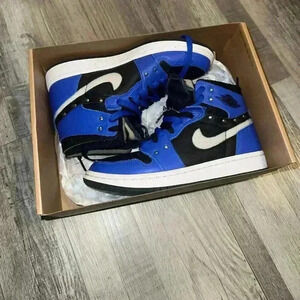 Nike Jordan 1 Retro High Zoom Sisterhood Blue and Black Shoes